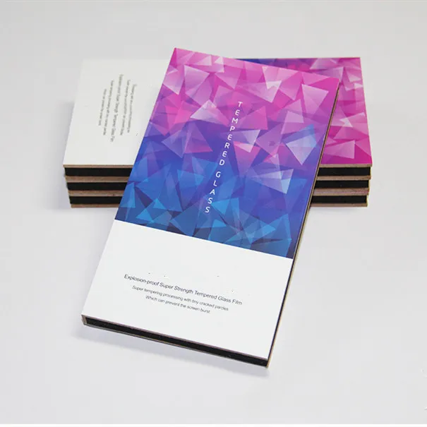 Custom logo tempered glass screen protector packaging box