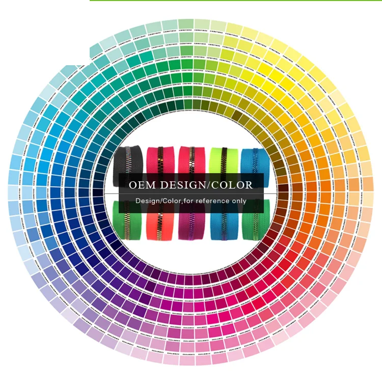 CHENGDA Cheap Price Custom Product Long Chain Durable Auto Lock Plastic Teeth Resin Zip Zipper