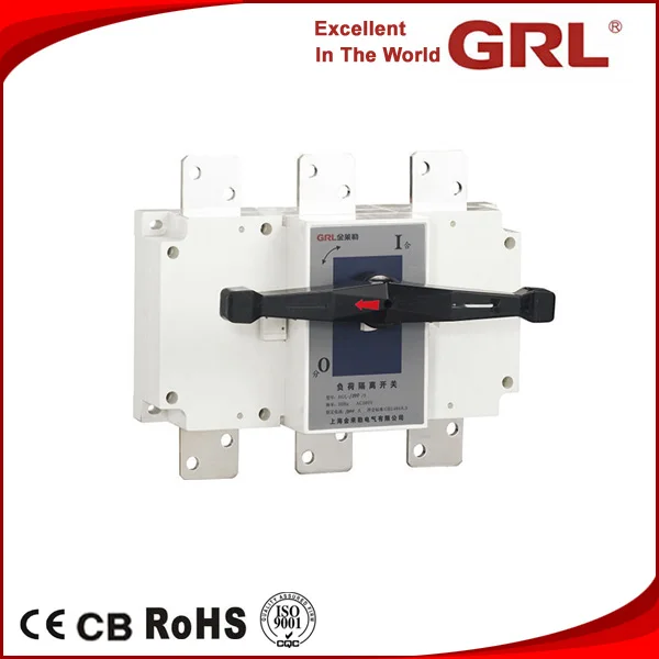 1P 2P 3P 4P AC&DC DMC HGL-1000A/4&3150/4 disconnector (315A 2500A 600A 630A 1500A 100A)