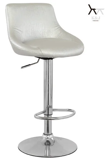 Современная PU кожа поворотный высоте резиновое кольцо барный стул с металлическим основанием