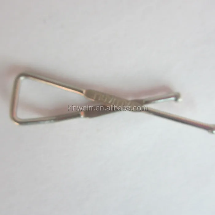 Высококачественный металлический Кроссовый зажим для рубашки X-образной формы 33*27 мм на заказ