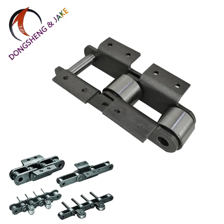 
C208B C208BL шаг 25,4, двухшаговый конвейер, большая роликовая цепь, крепление 