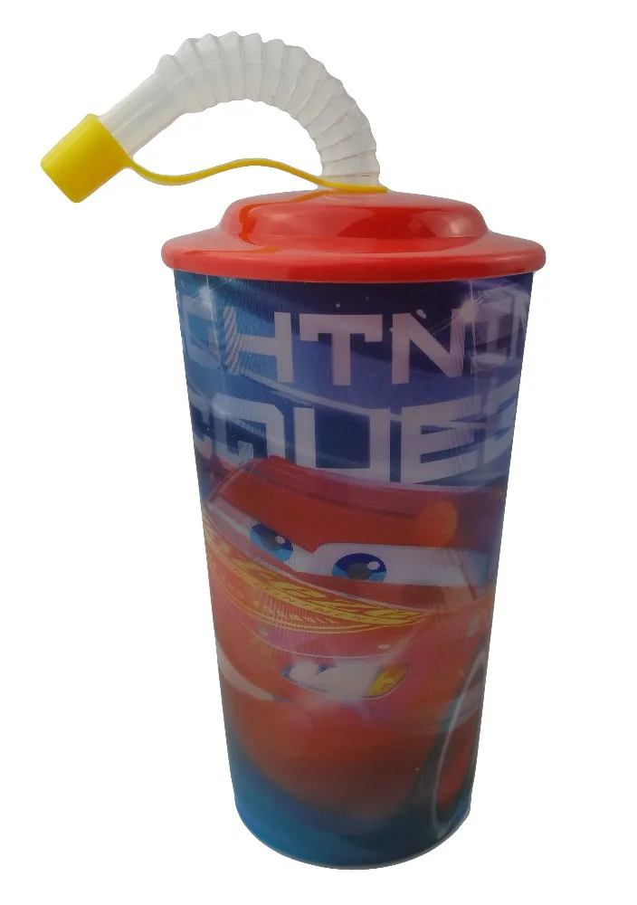 22oz 3D Lenticular Plastic Cup with Lid and Straw