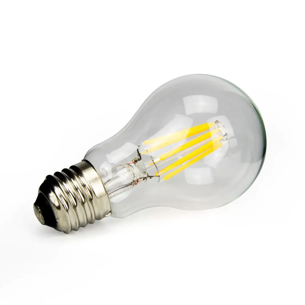 Chandelier A60 4W/6W/8W AC 120/220V Dimmable  LED filament bulb