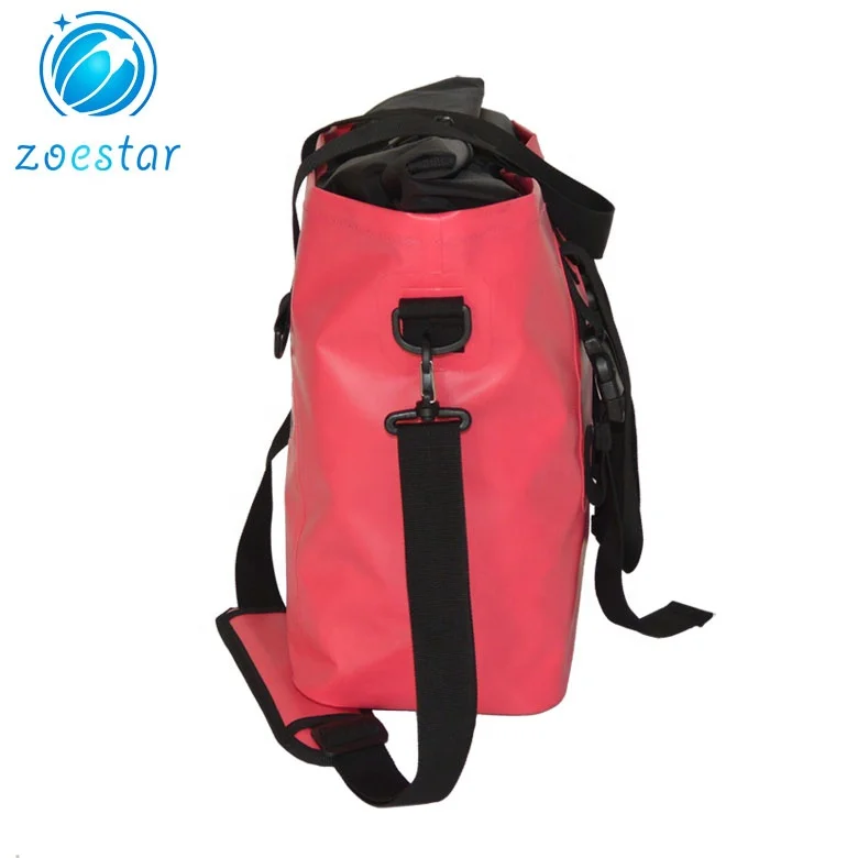 Waterproof Tote Dry Bag Top-Handle Shoulder Bag Pack with Zipper and Pocket