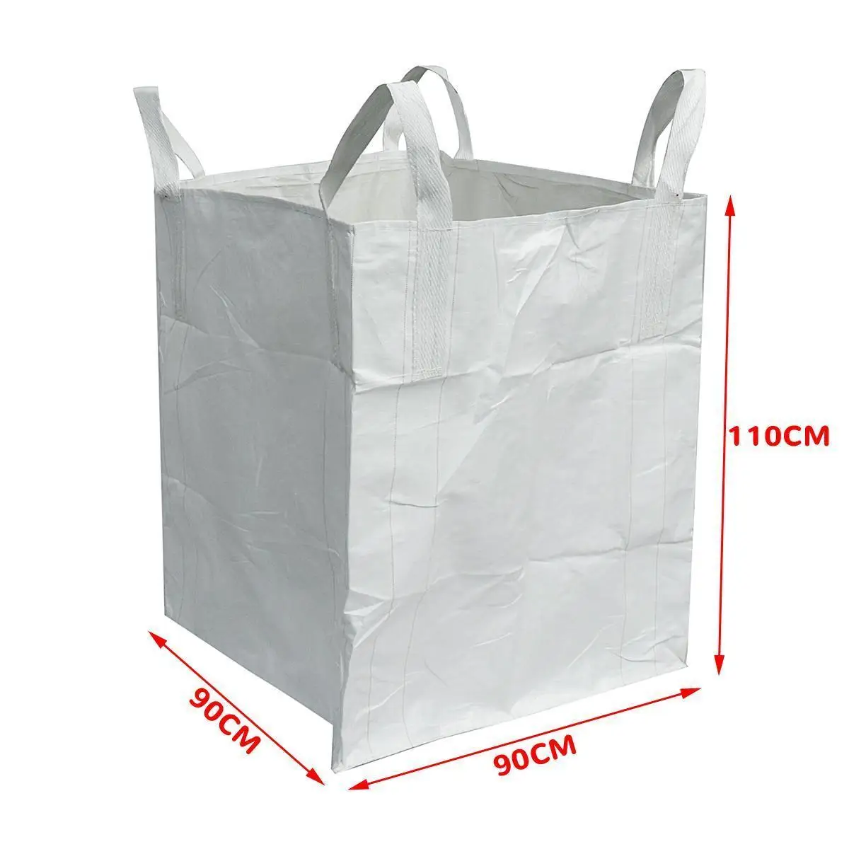 Waterproof pp woven big bag and bulk bag for construction sand packing