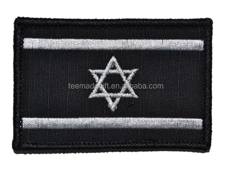 
8*5cm Stock Israel Country Flag Embroidered Patch Badge 