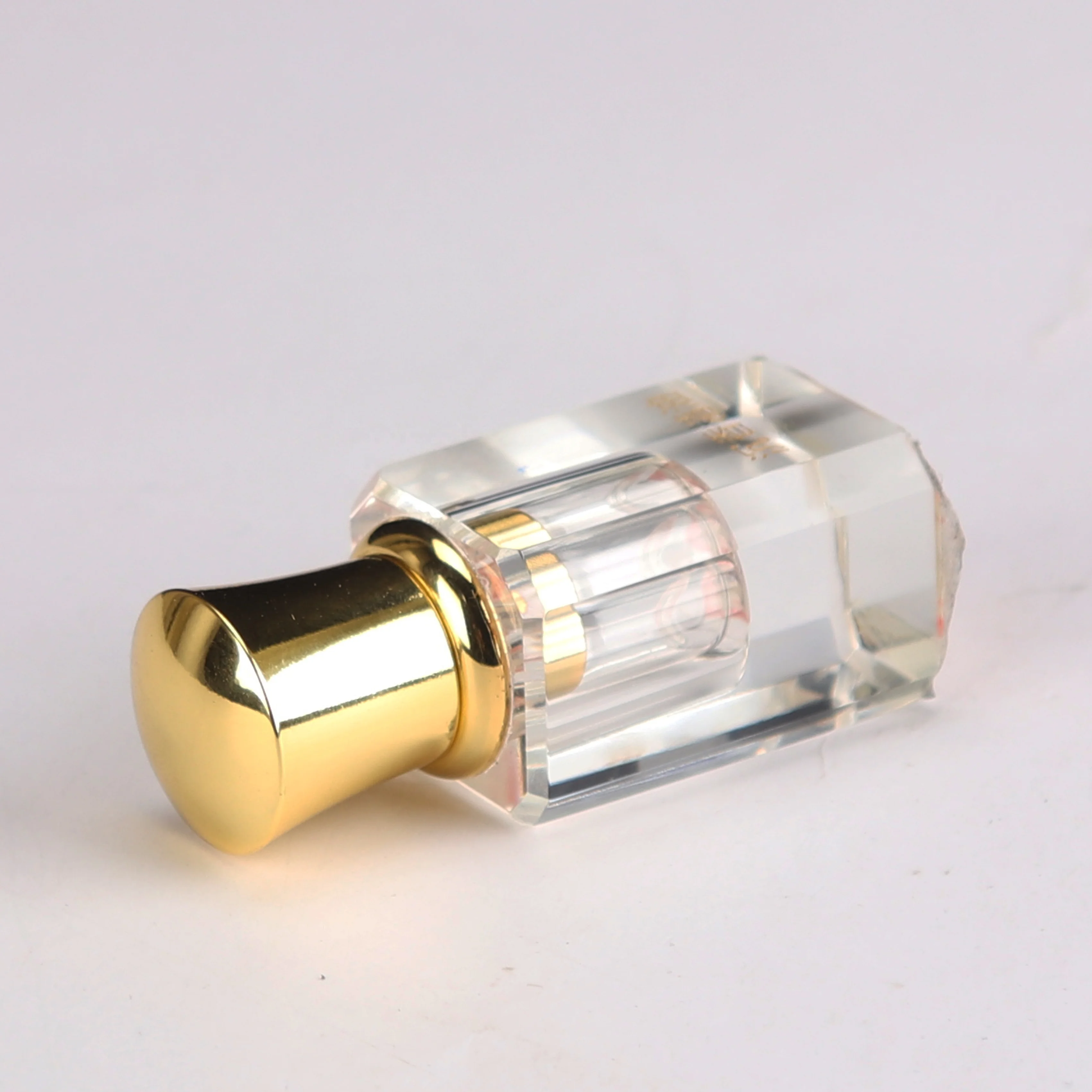 
Unique Design 1ml Mini Small Glass Crystal Refillable Essential Oil Perfume Bottle with Roller Ball 
