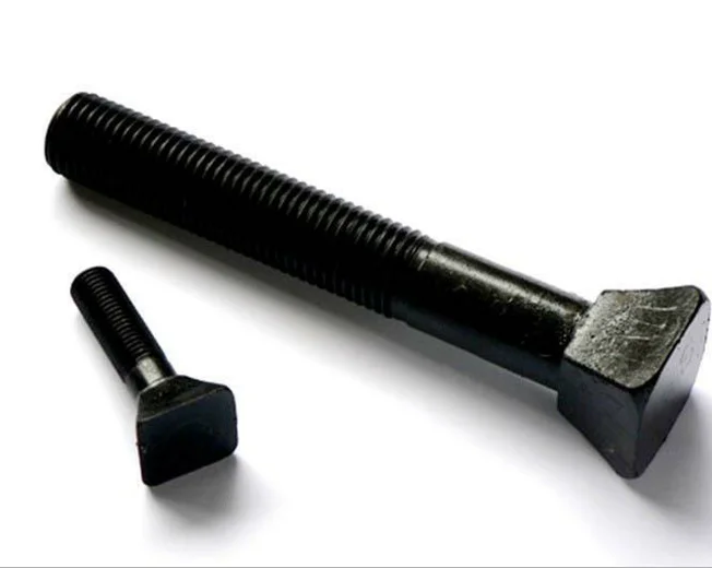 Manufacturer Special Shape Bolt High Tensile Steel For Ball Mill Machinery Carbon Steel Black Oxide Crusher Bolt Liner Bolt