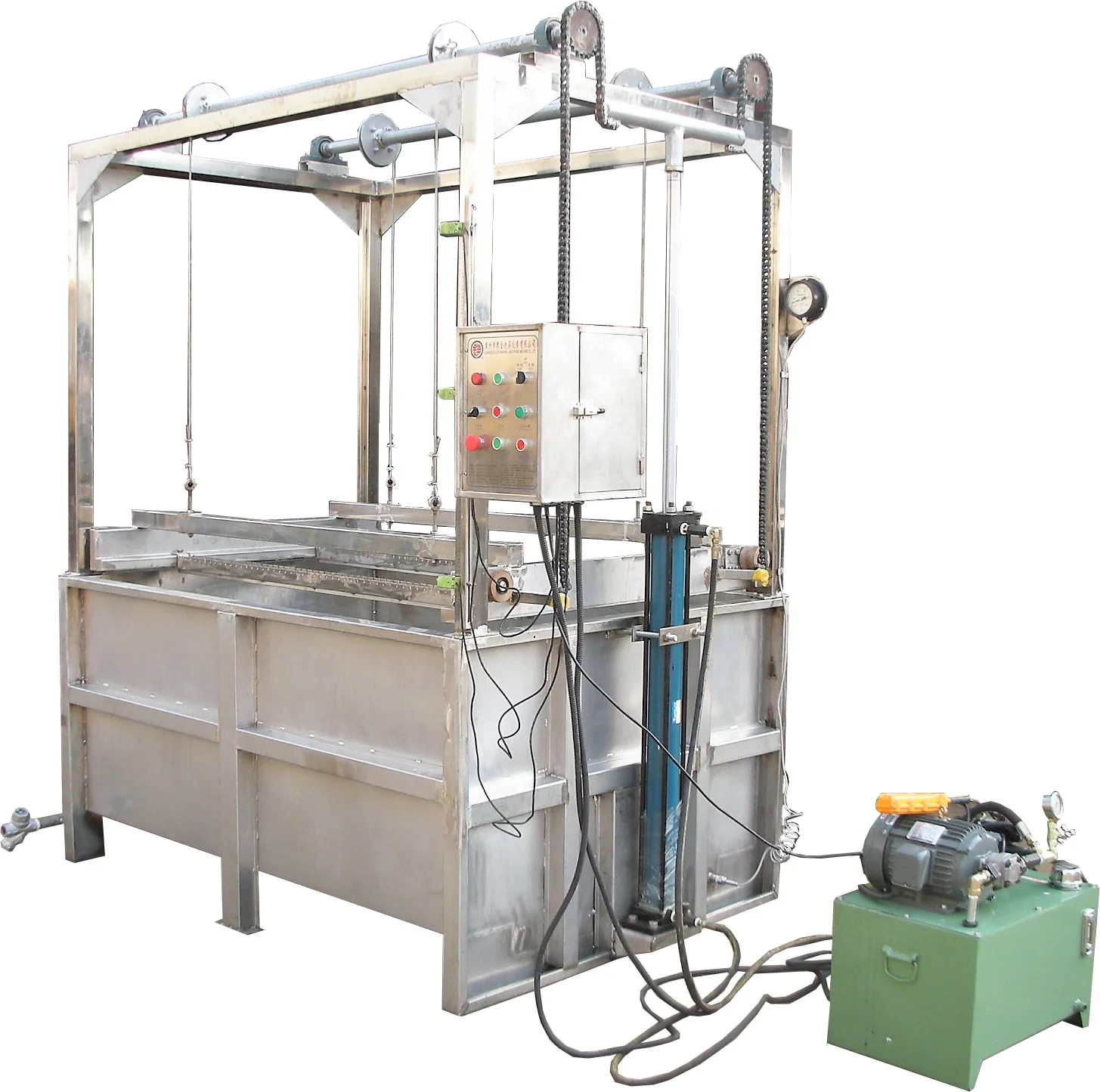 Paddle rotate dip dyeing machine