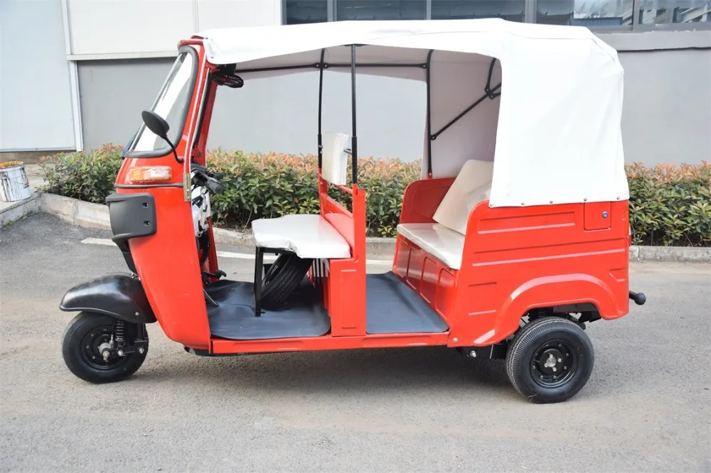 China Hot sale Tuk Tuk original factory gasoline 3 wheel passenger tricycle and spare parts for sale