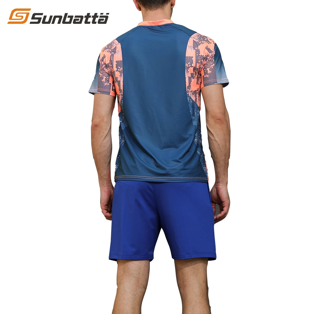 Спортивная одежда Sunbatta, футболка для бадминтона с сублимационной печатью