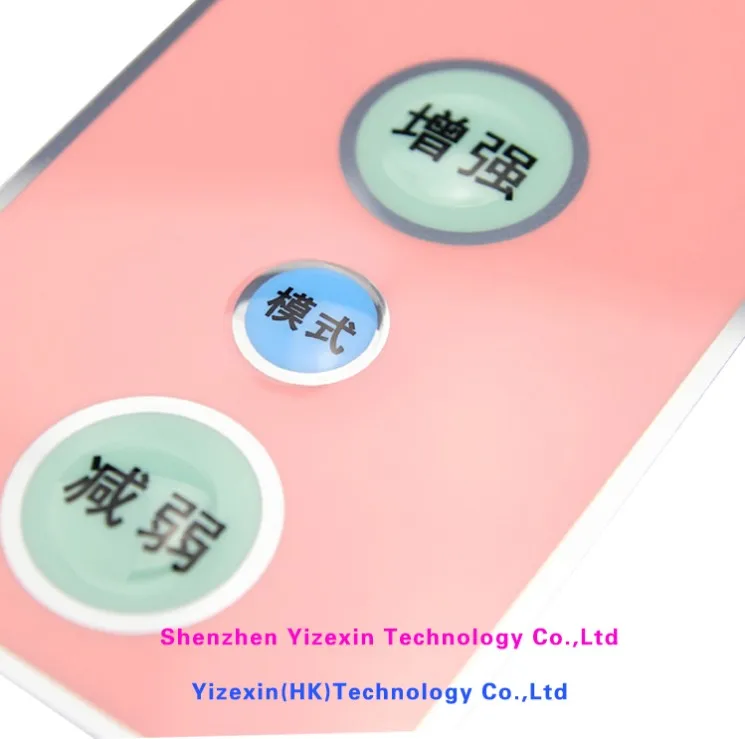 Original factory made economic OEM custom made waterproof  membrane switch with tactile metal dome switch