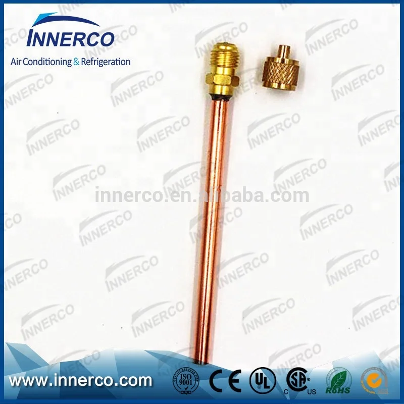 Refrigeration spare parts charging valves copper access valves