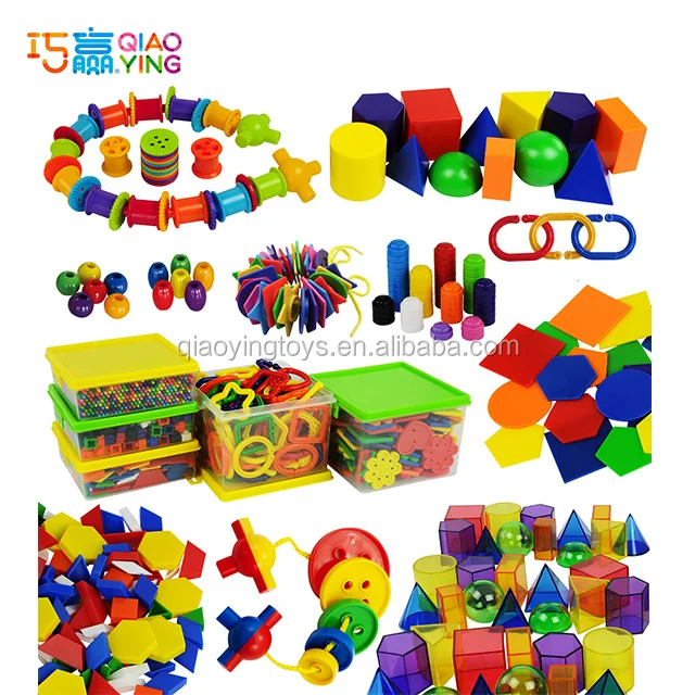 
Solid Pattern Blocks, Fine Motor Skills Educational Kids Toys, Fun and Easy Learning Play Set 
