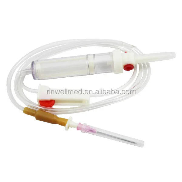 
blood transfusion set with 18G needle 