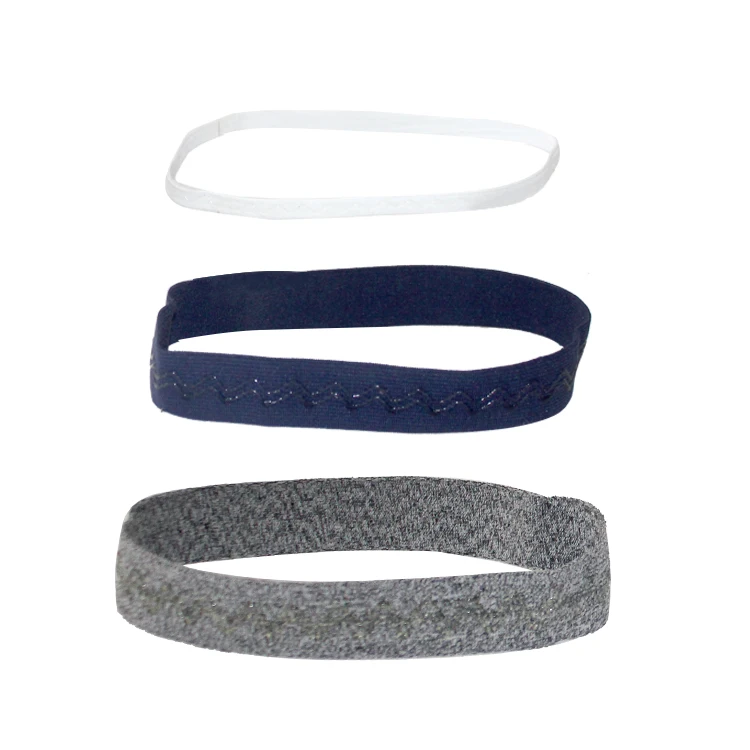 Popular  Running Headband Wholesale Workout Headband Sports  Yoga with Silicone