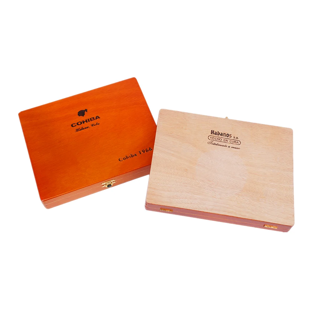 Factory Wholesale Custom Wooden Cigar Humidor Box