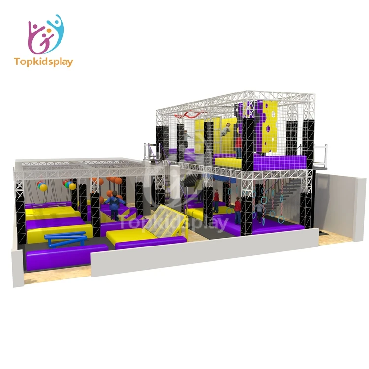 Лидер продаж, коммерческое поступление, препятствия для взрослых, многоуровневый ниндзя воин для помещений, ниндзя воин для улицы