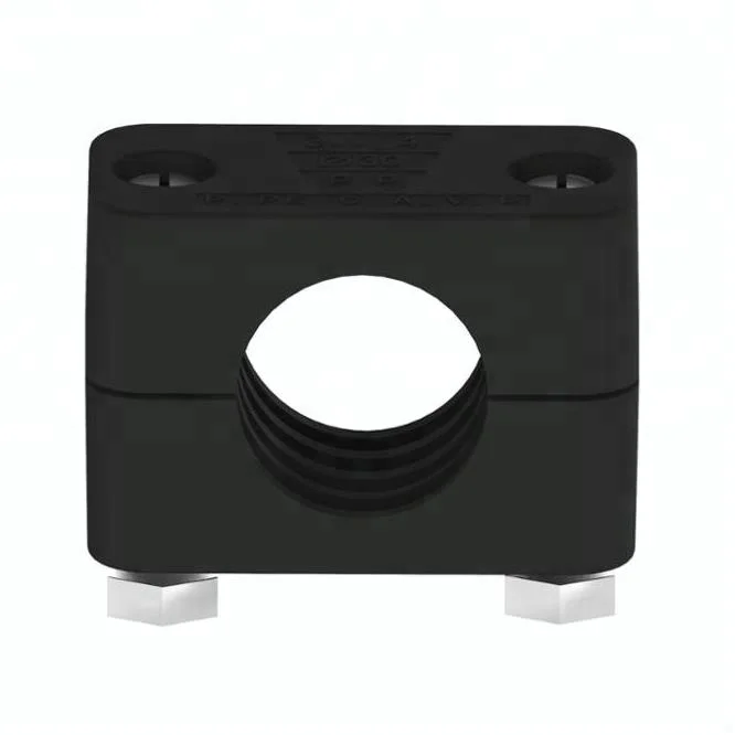 Hydraulic plastic pipe hold clamp