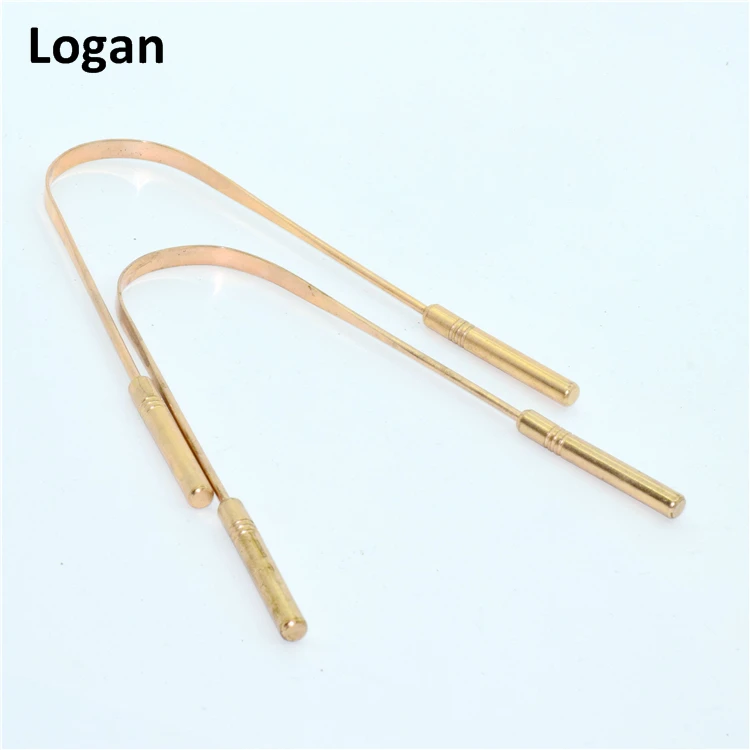 Скребок для очистки языка из меди высокого качества, 100% из чистой меди