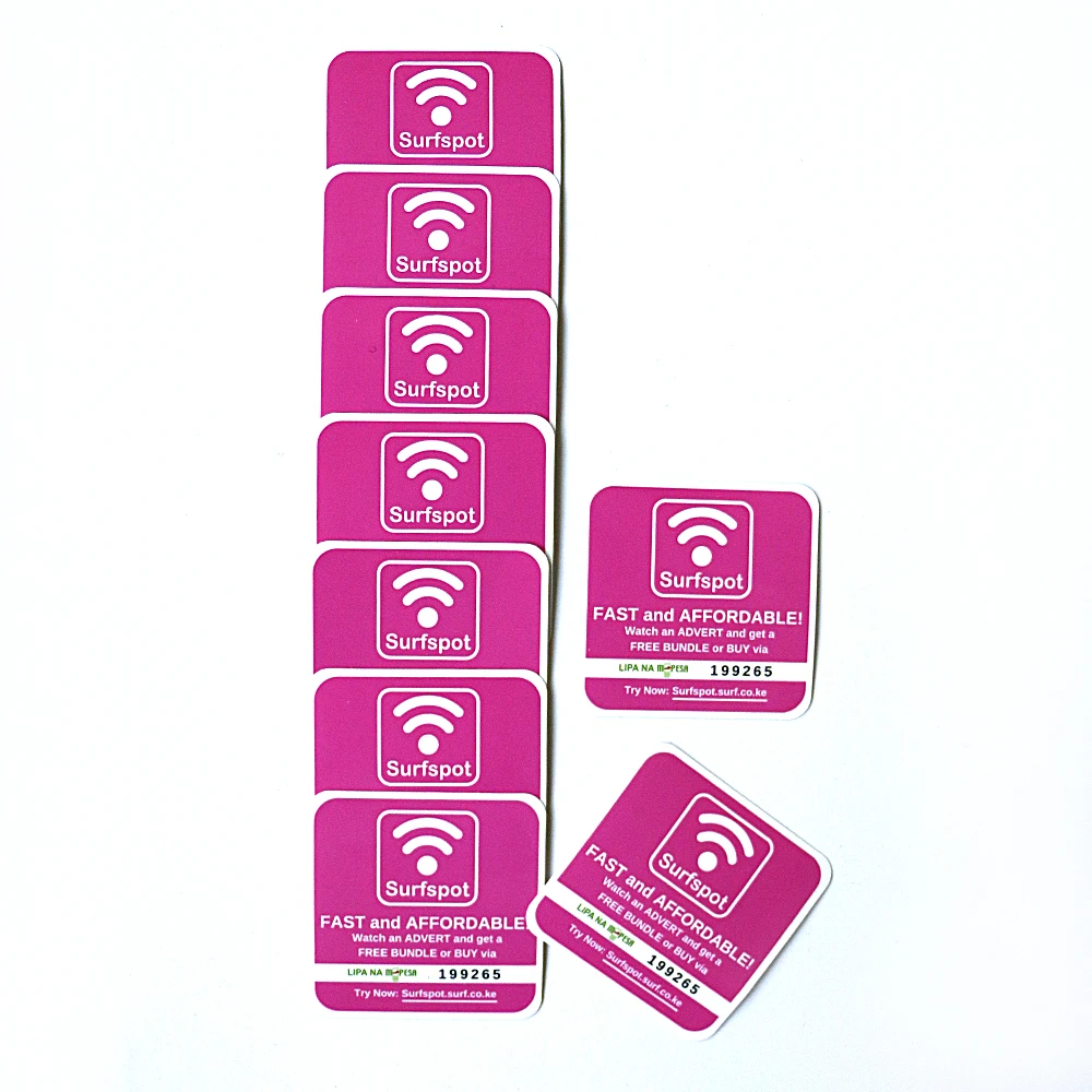 Factory customized die cut vinyl waterproof stickers adhesive label sticker printing