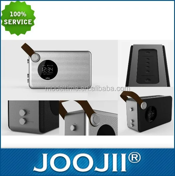 2020 Best-Selling Portable PU Leather dab digital radio