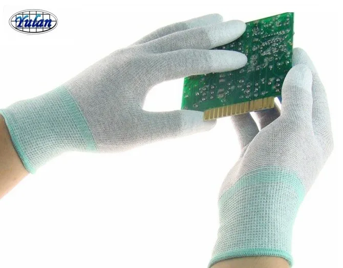 DPU108- anti-static PU coating glove