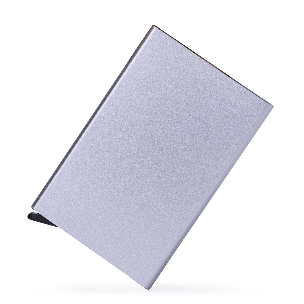 
New Arrive Durable Metal Wallet Factory Mutil Colors Aluminum RFID Function Card Holder 