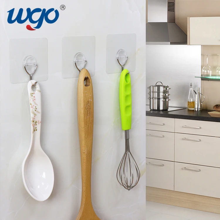 Self-adhesive wall hook