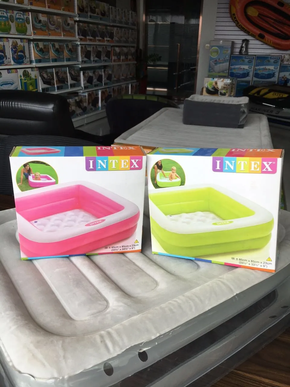 Intex 57100 Portable Folding Inflatable Baby Spa Bathtub
