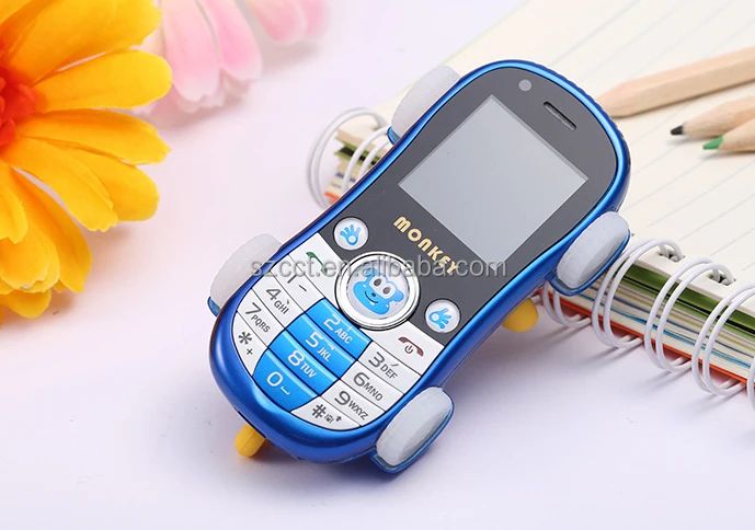 
Dual Sim Card latest Cute Monkey Style bar phone for children mobile phone safety cell phone for kids CCT-K8 
