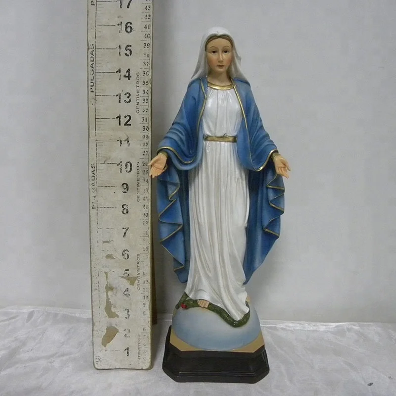 hot sale accept custom respectful polyresin Virgin Mary statue