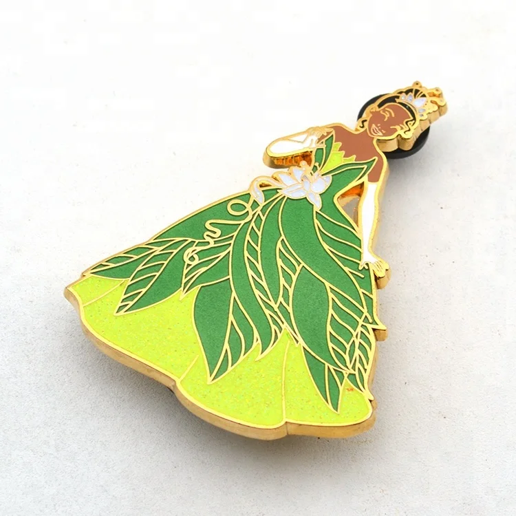 
Customized Cartoon Princess Shape Gift Pin 