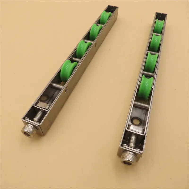 Wholesale Customizable color high quality Plastic+stainless steel sliding  door pulley