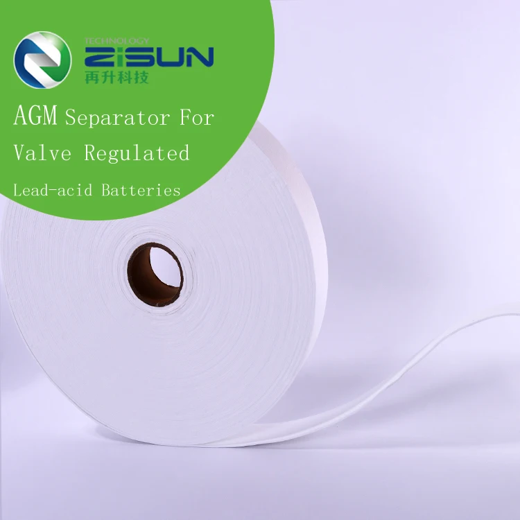 Glass Fiber Battery Separator In Roll Used Inlead Acid Battery