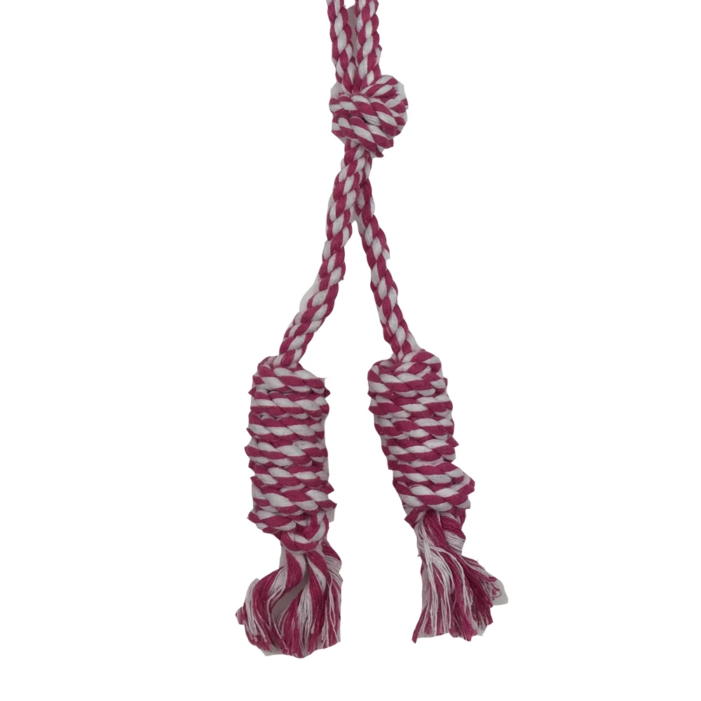
Hot Selling candy color puppy Dog Pet Chew Toy Gift cotton ropes toys 