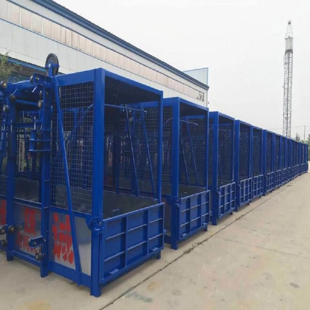 SS120 Building Single Cage Construction Elevator Material Lift Price with CE