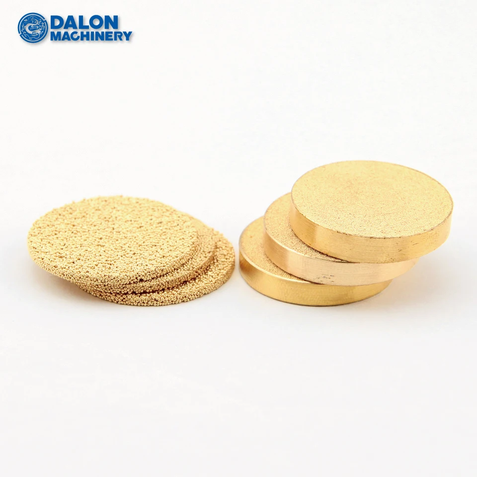 sintered porous plastic PE metal bronze stainless steel inox disc filter
