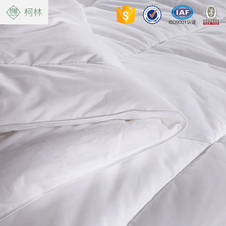 Fluffy warm soft hypoallergenic duck goose down feather filling quilt