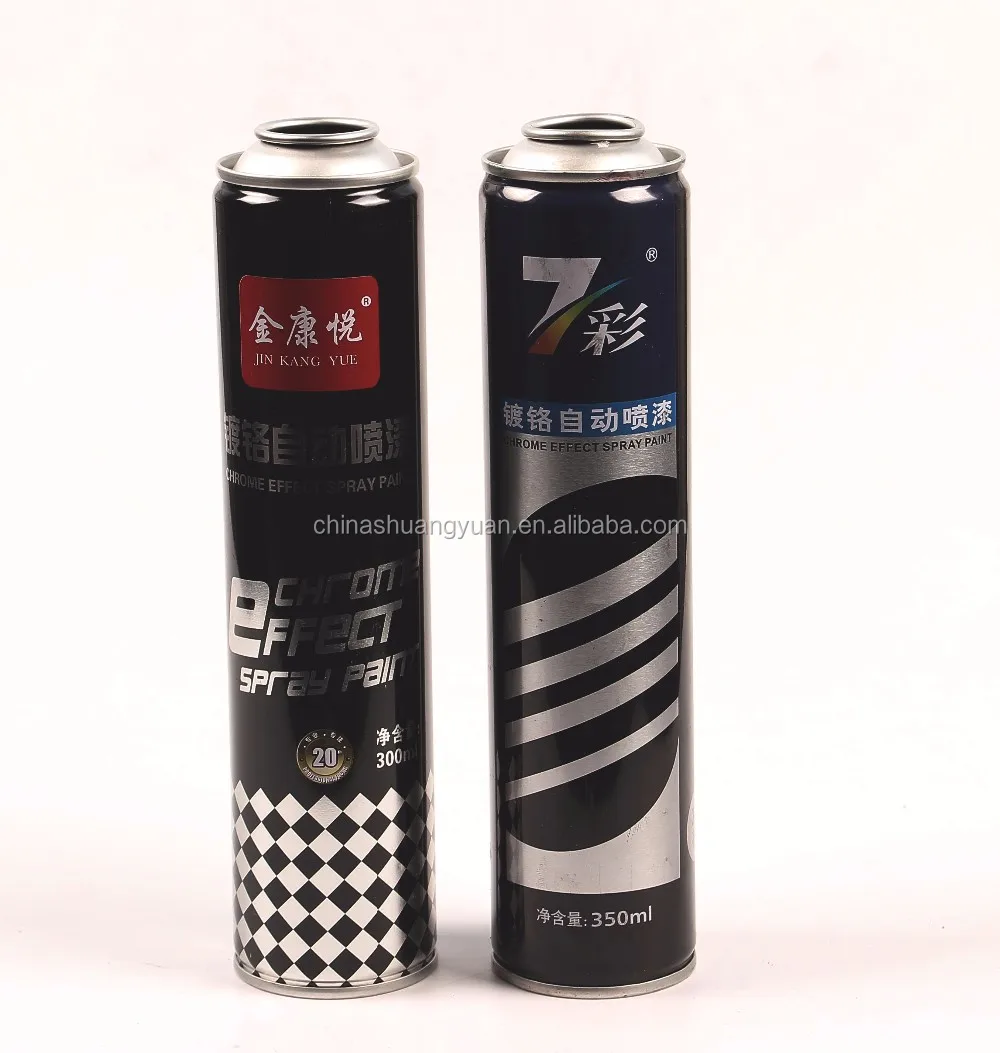 Custom printed tin box empty aerosol can