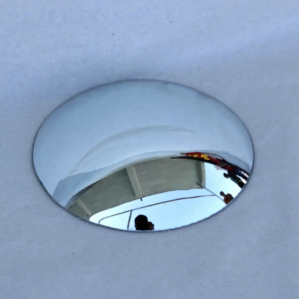 cheap frameless round concave convex mirror glass