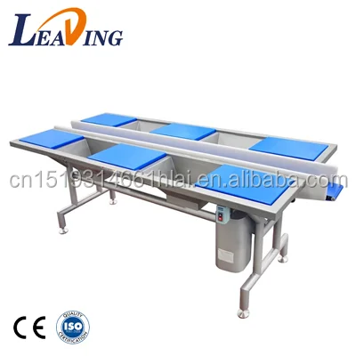 sorting and selecting conveyor for vegetable fruit process