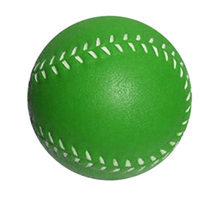 Pu Stress Baseball Diameter 6.3CM Red color Anti Stress Baseball Toys