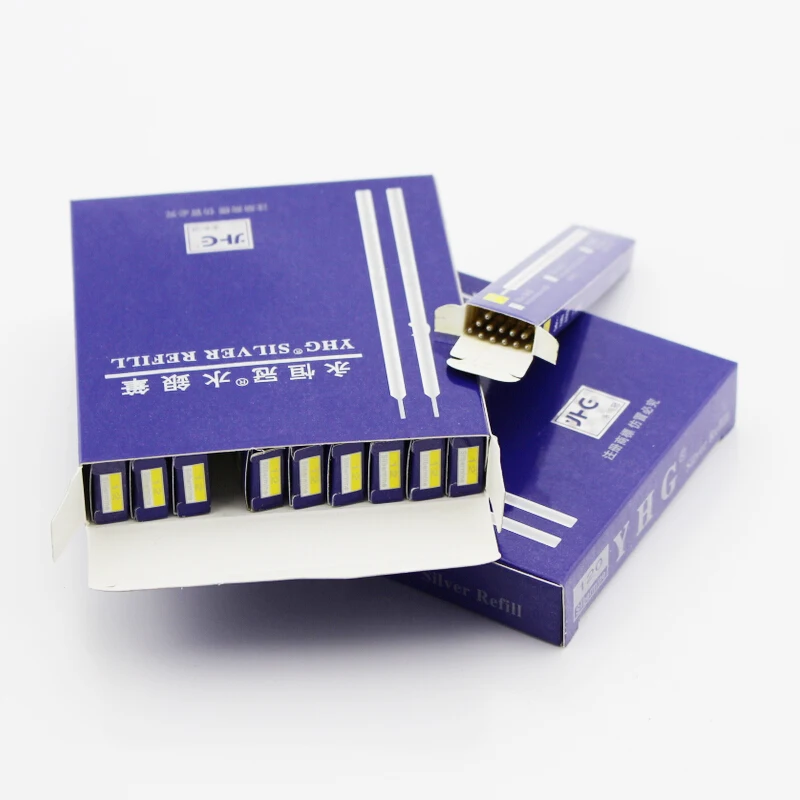 The Holsten Germany 1.2mm silver refill pen for leather