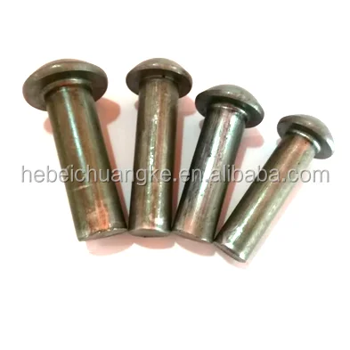 China Hardware Products Solid Galvanized Round Head Rivet Aluminium Rivets