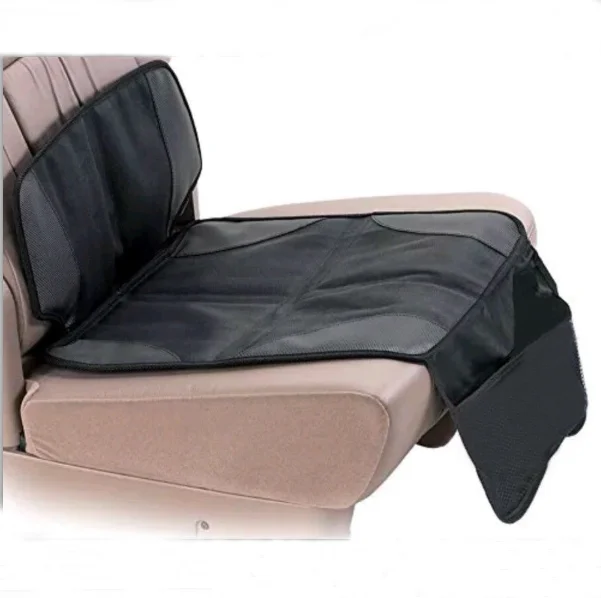 2019 New kids backseat protector baby car seat protector storage pockets deluxel backseat car organizers baby car seat kickmat