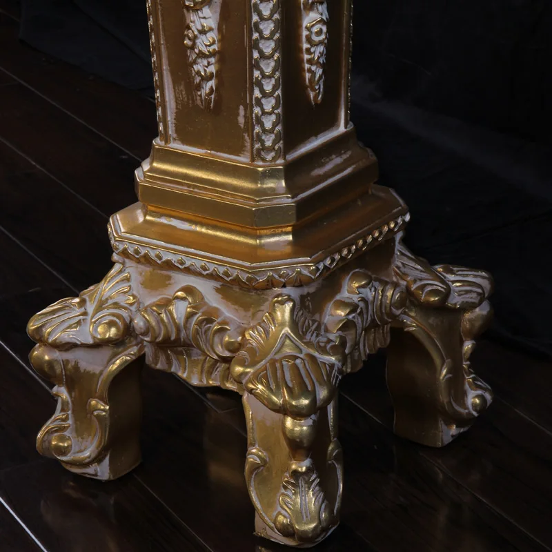 Старинная испанская мебель для гостиной ручная резьба подставка вазы