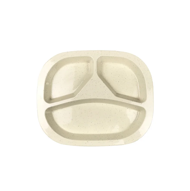 
Wholesale Cheap Canteen Buffet Plastic Melamine Divided Dinner Plate 