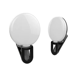 Hot Sale Portable Mini Mobile Phone Ring Light Adjustable Brightness Rechargeable LED Selfie Fill Light